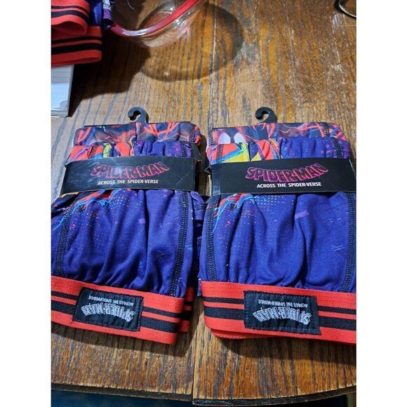 New 2XL TWO Packs of 2 Spiderman Across Spider Verse Boxer Briefs Mens Underwear - Picture 1 of 4